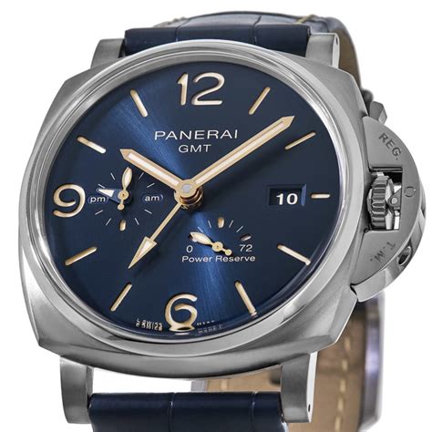 panerai gmt blue dial price|Panerai 45mm manual.